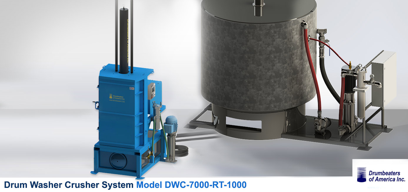 DWC-7000 Model with 1000 gal. external recirculation tank