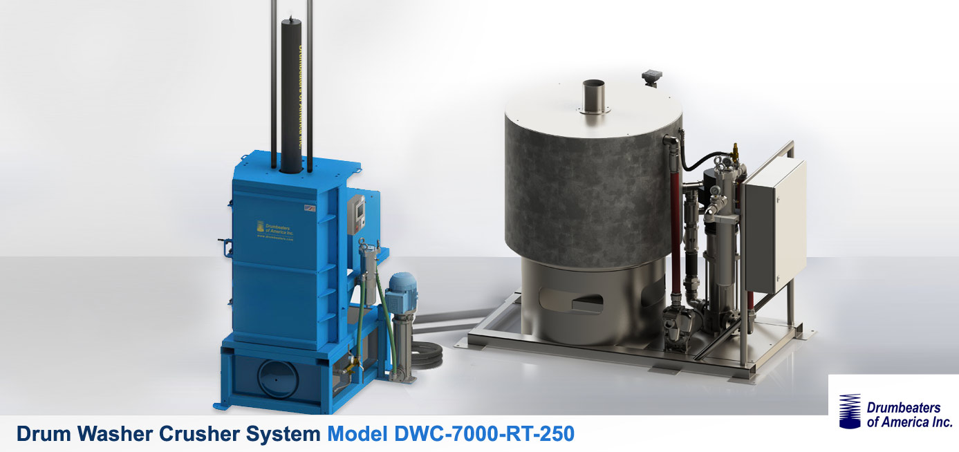 DWC-7000 Model with 250 gal. external recirculation tank