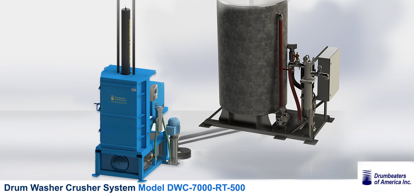 DWC-7000 Model with 500 gal. external recirculation tank